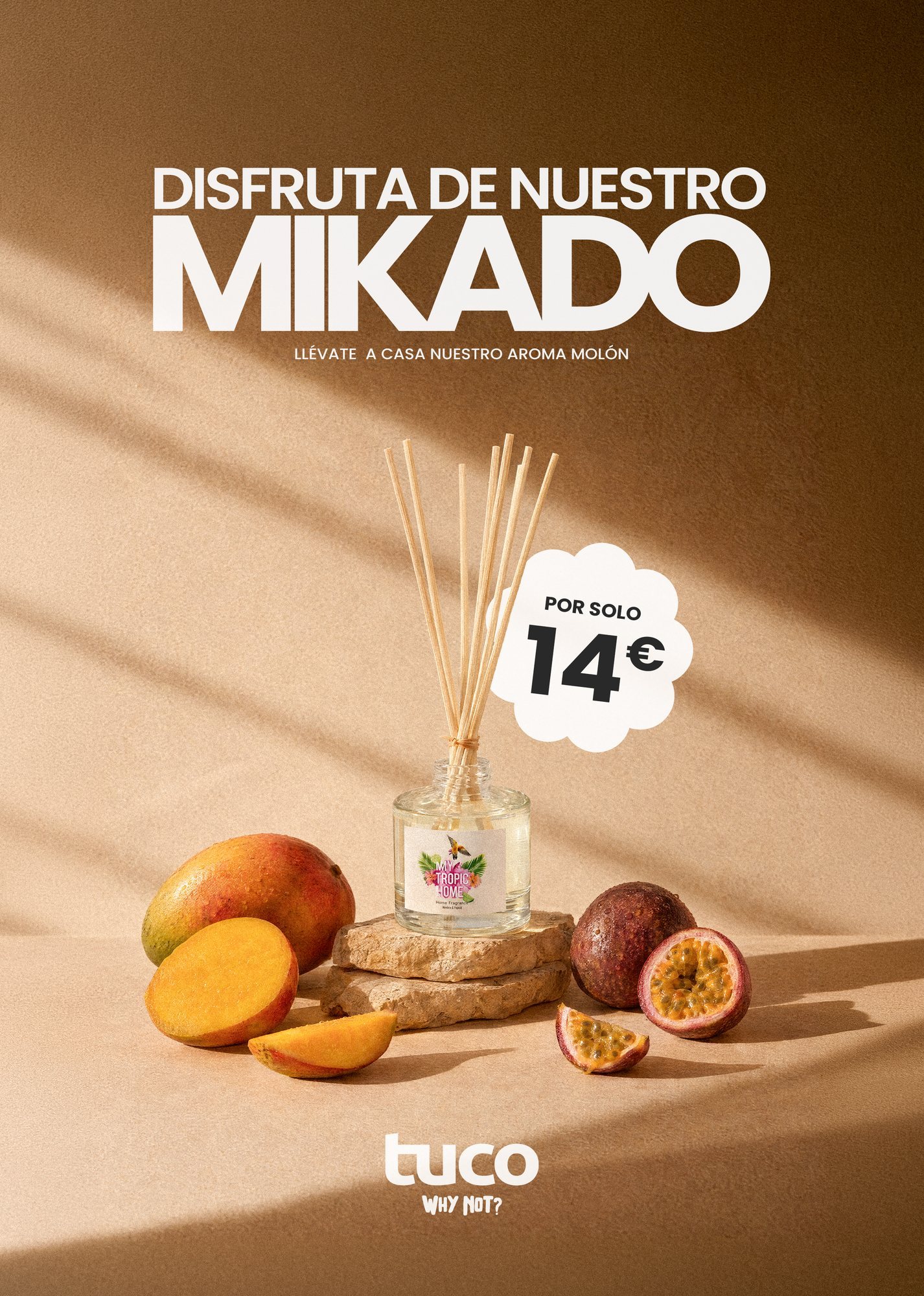 Cartel A4: disfruta de nuestro mikado por solo 14 €